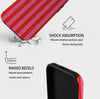 Stripe Pattern  | iPhone Case - Red