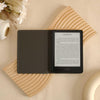 Floral Leather Kindle Case - Khaki