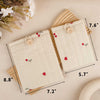 Cherry&Heart Book Sleeve - White