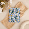 Embroidery Daisy Book Sleeve - Blue