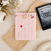 Cherry&Heart Book Sleeve - Pink