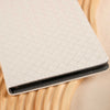 Weave Pattern Leather Kindle Case - Beige