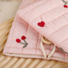 Cherry&Heart Book Sleeve - Pink