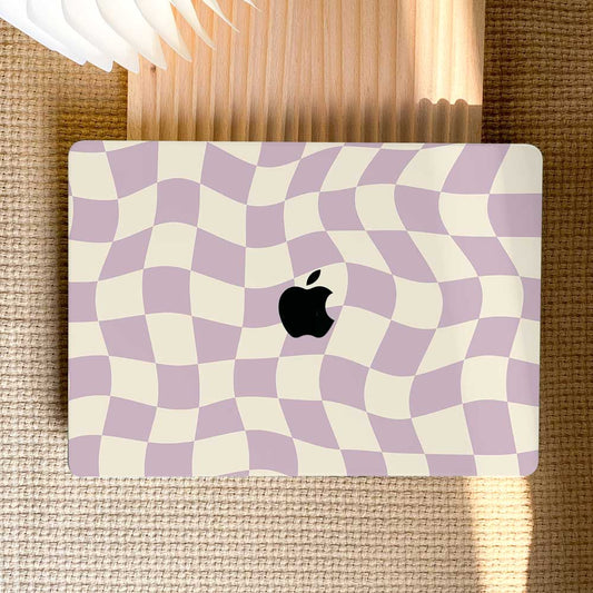 Purple Chessboard | Macbook Case