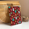 Merry Christmas iPad Case - Wine Red