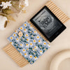 Embroidery Daisy Book Sleeve - Blue