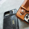 Tether | Leather Card Phone Case with Hand Strap