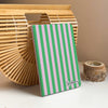 Stripe Pattern iPad Case - Green