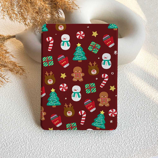 Merry Christmas | Kindle Case - Wine Red