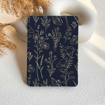 Aesthetics Botanical | Kindle Case - Navy