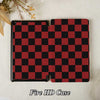 Checkerboard Art | Kindle Case - Black&Red