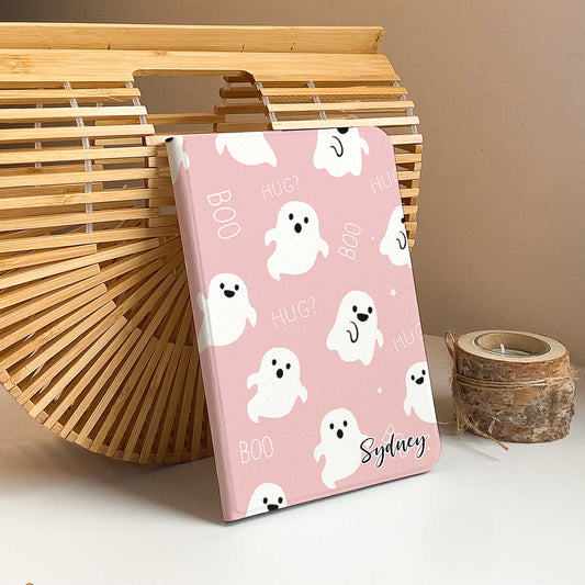 Ghost Boo iPad Case - Pink