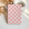 Checkerboard Art | Kindle Case - Baby Pink