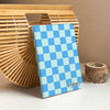 Checkerboard Art iPad Case - Maya Blue