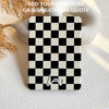 Checkerboard Art | Kindle Case - Black&Beige