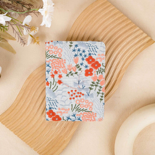 Embroidered Floral Kindle Case - A