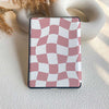 Pink Chessboard | Kindle Case - Dark