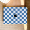 Checkerboard Art | Macbook Case - Blue