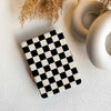 Checkerboard Art | Kindle Case - Black&Beige