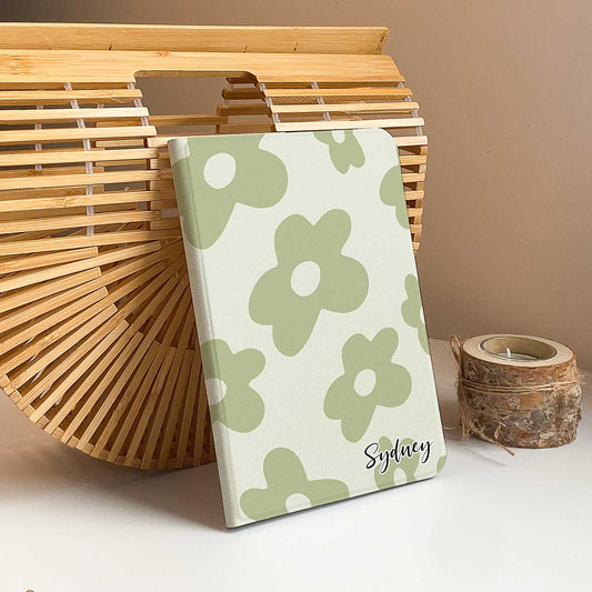 Flora iPad Case - Mint