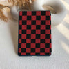 Checkerboard Art | Kindle Case - Black&Red