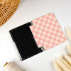 Checkerboard Art | Kindle Case - Baby Pink