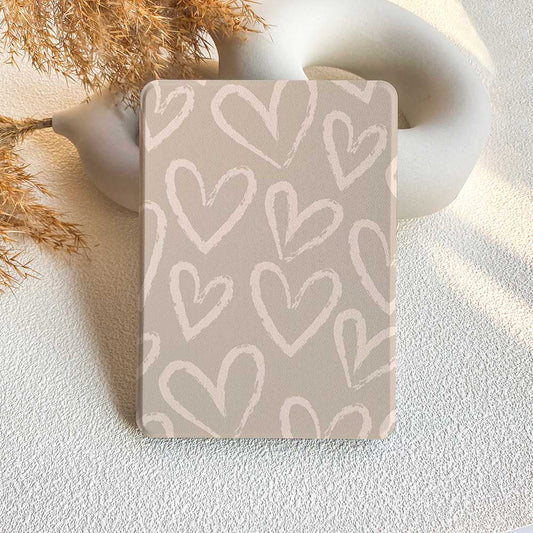 Khaki Hearts | Kindle Case