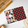 Checkerboard Art | Kindle Case - Black&Red