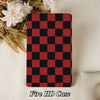 Checkerboard Art | Kindle Case - Black&Red