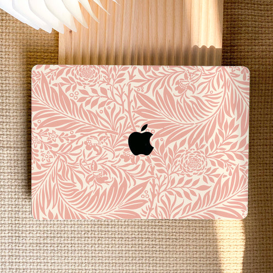 Tawny Flora | Macbook Case - Pink