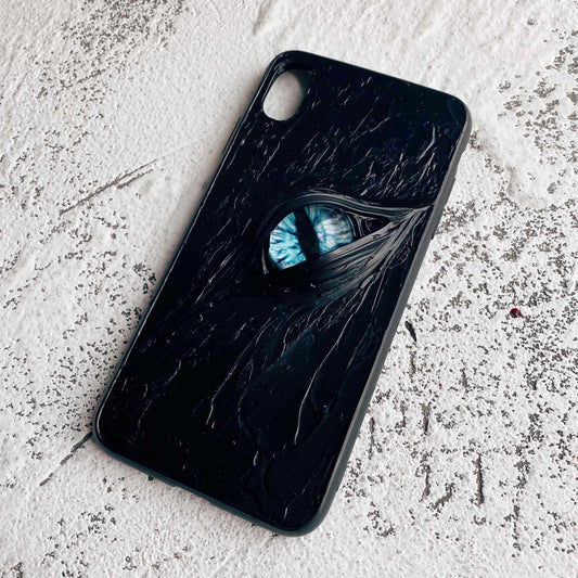 Azure Mystique | Handmade Decoden iPhone Case