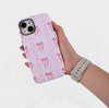 Valentine Bow | iPhone Case - Pink