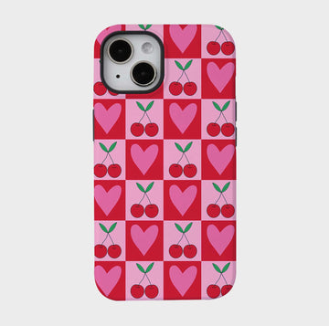 Cherry Checker | iPhone Case