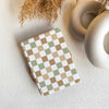 Checkerboard Art | Kindle Case - Green&Khaki