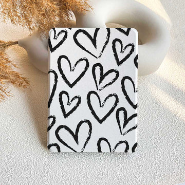 Black&White Hearts | Kindle Case