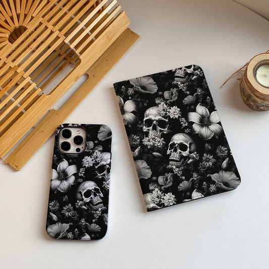 Floral Skull iPad Case