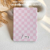 Checkerboard Art | Kindle Case - Pink