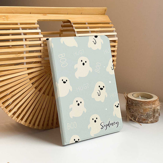 Ghost Boo iPad Case - Blue