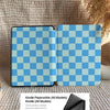 Checkerboard Art | Kindle Case - Maya Blue