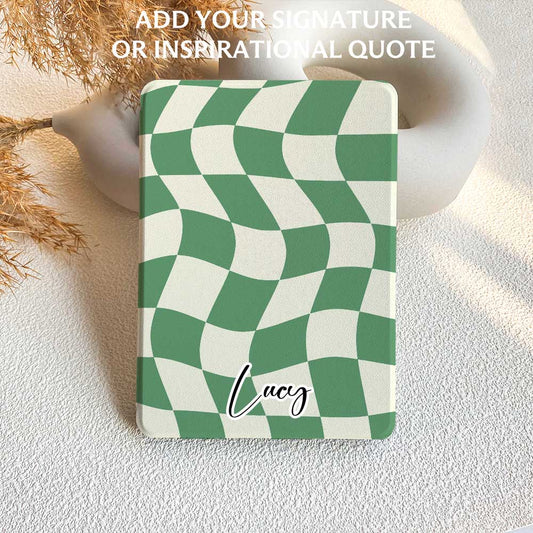 Green Chessboard | Kindle Case