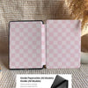 Checkerboard Art | Kindle Case - Pink