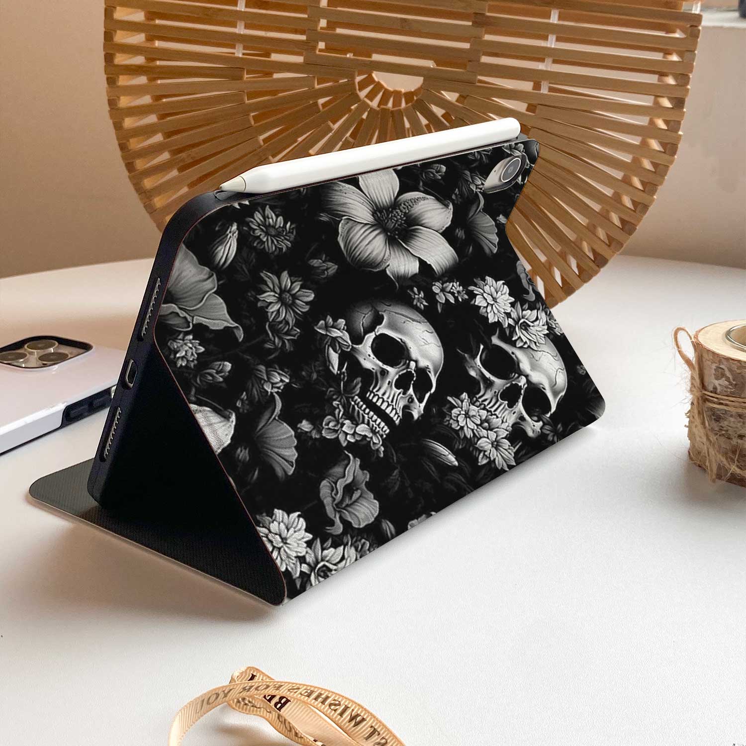 Floral Skull iPad Case – IMCASE