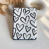 Black&White Hearts | Kindle Case