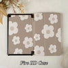 Cute Flora | Kindle Case - Khaki