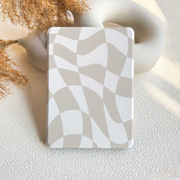 Khaki Chessboard | Kindle Case