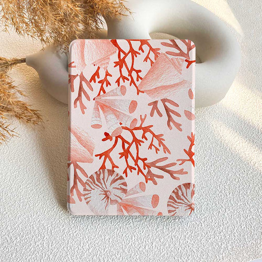 Crimson Coral | Kindle Case - Navy - IMCASE