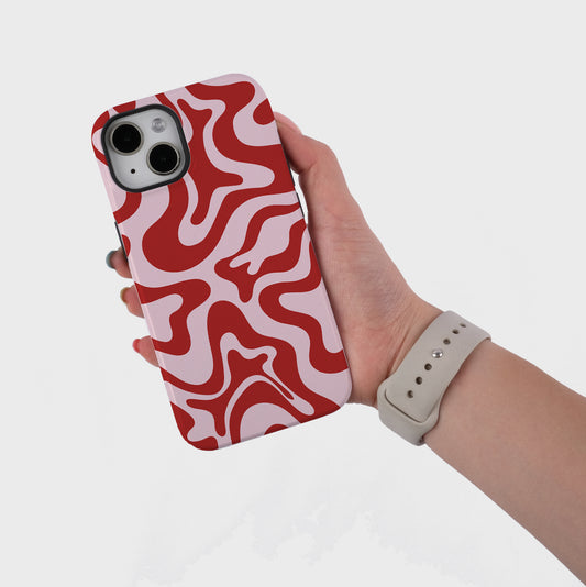 Ripple Fusion |iPhone Case - Red