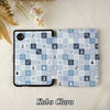 Christmas Checker | Kindle Case - Blue