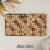 Christmas Checker | Kindle Case - Brown