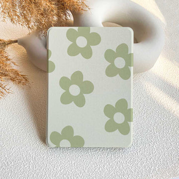 Mint Flora | Kindle Case - Light